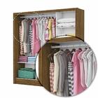 Guarda Roupa Roupeiro Dubai 3 Portas De Correr Com Espelho Ce