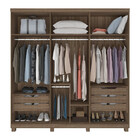 Guarda-roupa Roupeiro Honduras 6 Portas 5 Gavetas Rimo