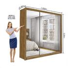 Guarda Roupa Roupeiro Isabela Master 3 Portas De Correr Com E