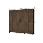 Guarda Roupa Roupeiro Kairós Amêndoa