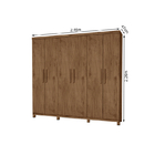 Guarda Roupa Roupeiro Kairós Cedro