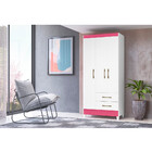 Guarda Roupa Roupeiro Lima 3 Portas 2 Gavetas E 4 Prateleiras