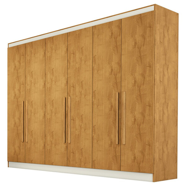 Guarda-roupa Roupeiro Mademarcs Oslo Mdf 6 Portas, 4 Gavetas