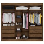 Guarda-roupa Roupeiro Mademarcs Oslo Mdf 6 Portas, 4 Gavetas