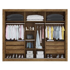 Guarda-roupa Roupeiro Mademarcs Zuma Mdf 3 Portas De Correr 6