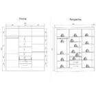 Guarda Roupa Roupeiro Penteadeira Grafite Com Espelho Branco