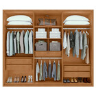 Guarda Roupa Roupeiro Quarto Casal Lopas 6 Portas Com Espelho