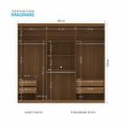 Guarda Roupa Roupeiro Quarto Dormitório Casal Imaginare 6 Por