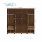 Guarda Roupa Roupeiro Quarto Dormitório Solteiro Casal Master