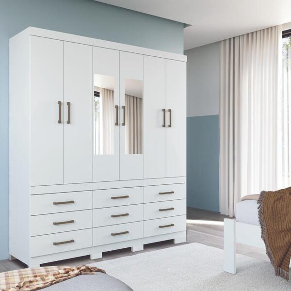 Guarda Roupa Roupeiro Quarto Dormitório Solteiro Casal Star 6