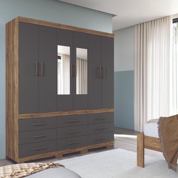 Guarda Roupa Roupeiro Quarto Dormitório Solteiro Casal Star 6