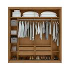 Guarda Roupa Roupeiro Quarto Lopas 2 Portas Velaris Com Espel