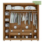 Guarda Roupa Roupeiro Quarto Lopas 2 Portas Velaris Com Espel