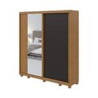 Guarda Roupa Roupeiro Quarto Lopas 2 Portas Velaris Com Espel