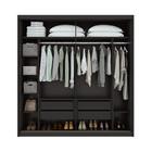 Guarda Roupa Roupeiro Quarto Lopas 2 Portas Velaris Com Espel