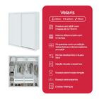 Guarda Roupa Roupeiro Quarto Solteiro Casal Lopas 2 Portas Ve