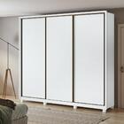 Guarda Roupa Roupeiro Quarto Solteiro Casal Lopas 3 Portas Sp