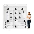 Guarda Roupa Roupeiro Quarto Solteiro Casal Novara 6 Portas 6