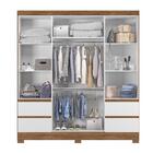 Guarda Roupa Roupeiro Roma Quarto Moval Casal Com Espelho 4 P