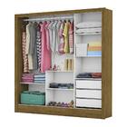 Guarda Roupa Roupeiro Santiago Plus 3 Portas De Correr Com Es