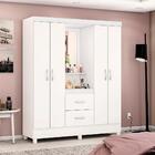 Guarda Roupa Roupeiro Solteiro 42220 04 Portas 02 Gavetas Lor