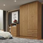 Guarda-roupa Roupeiro Thb Astro 4 Portas 2 Gavetas