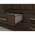 Guarda-roupa Roupeiro Tivoli 6 Portas 4 Gavetas Espresso Móve