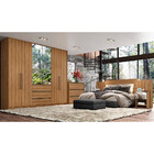 Guarda-roupa Roupeiro Veneza Glass Thb 6 Portas 3 Gavetas