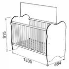 Guarda Roupa Rp101 E Berço Simples Bb010 Com Colchao Djd Move