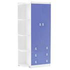 Guarda Roupa Rp101 E Berço Simples Bb010 Infantil Djd Moveis