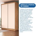 Guarda-roupa Rubi New 2 Portas De Correr Infinity Cedro/ Blus