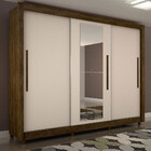 Guarda Roupa Salleto Tokio 3 Portas Espelho 10966.147