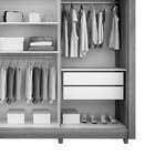 Guarda Roupa Salleto Tokio 3 Portas Espelho 10966.147