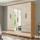Guarda Roupa San Diego 6 Portas E 4 Gavetas Com Espelhos Frei