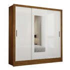 Guarda-roupa Santiago 3 Portas 3 Gavetas Com Espelho Cinamomo