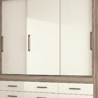 Guarda Roupa Santos Andirá Click Com Espelho 3 Portas De Corr