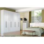 Guarda Roupa Santos Andira Master Vip 8 4 Castanha Off White