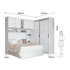 Guarda Roupa Santos Andirá Paris De Casal 6 Portas 5 Gavetas