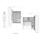 Guarda Roupa Santos Andirá Paris De Casal 6 Portas 5 Gavetas