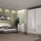 Guarda Roupa São Paulo Gold 02 Pts 3 Gav S-espelho Leifer Bra