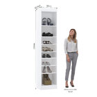 Guarda Roupa Sapateira Modulado 50cm 1 Porta Alpes Luciane Mó