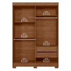 Guarda Roupa Sarandi 4 Portas 2 Gavetas Jatobá/areia
