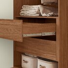 Guarda Roupa Sarandi 4 Portas 2 Gavetas Jatobá/areia