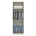 Guarda Roupa Seletto 02 Portas Espelho Cabideiro Henn