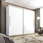 Guarda-roupa Sevilha 2 Portas De Correr Branco