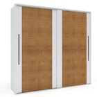 Guarda-roupa Sevilha 2 Portas De Correr Branco