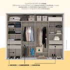 Guarda-roupa Sevilha 2 Portas De Correr Com Espelhos Branco