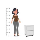 Guarda-roupa Sevilha 4 Portas Cômoda 4 Gavetas 1 Porta Mesa D