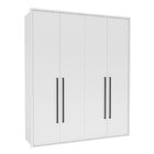 Guarda-roupa Sevilha 4 Portas Cômoda 4 Gavetas 1 Porta Mesa D