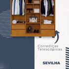 Guarda Roupa Sevilha 6 Portas 4 Gavetas Benetil Cinamomo